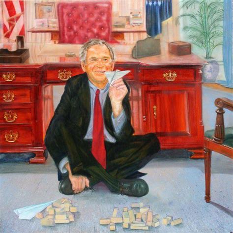 Epstein's Ego Represented in the Bush Painting